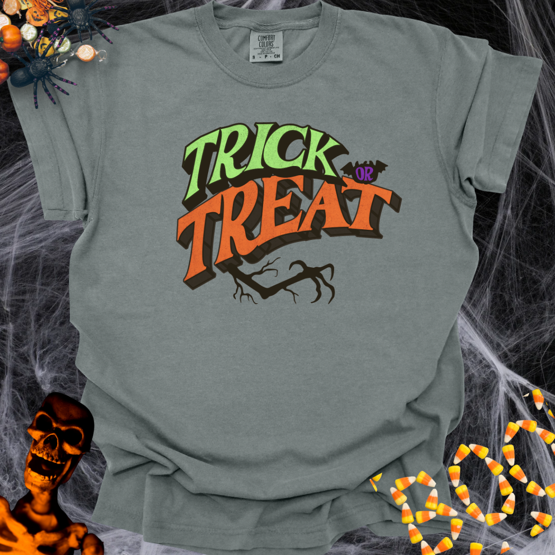 Truck or Treat Tee - Orange & Green
