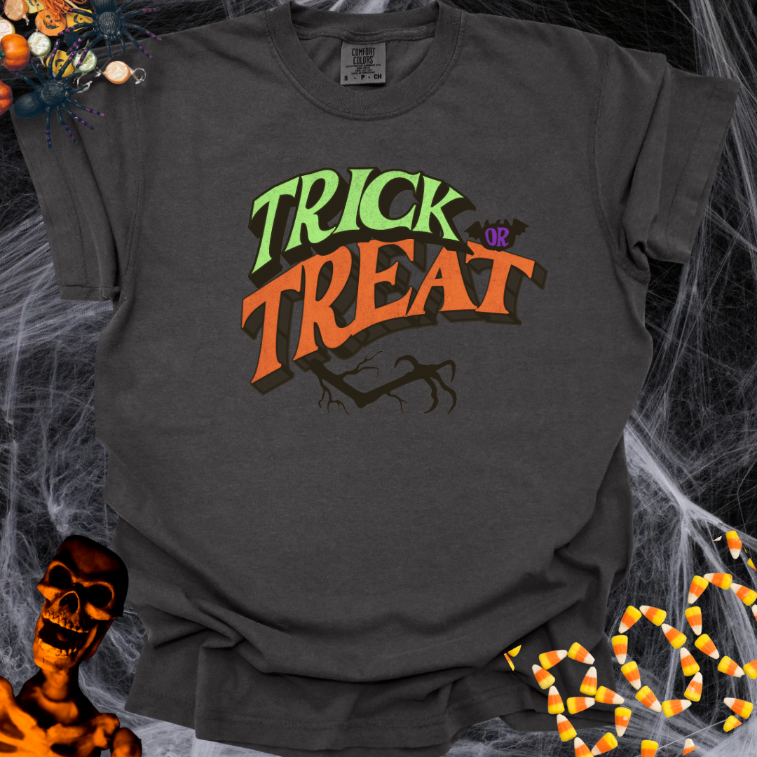 Truck or Treat Tee - Orange & Green