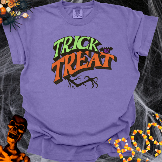 Truck or Treat Tee - Orange & Green