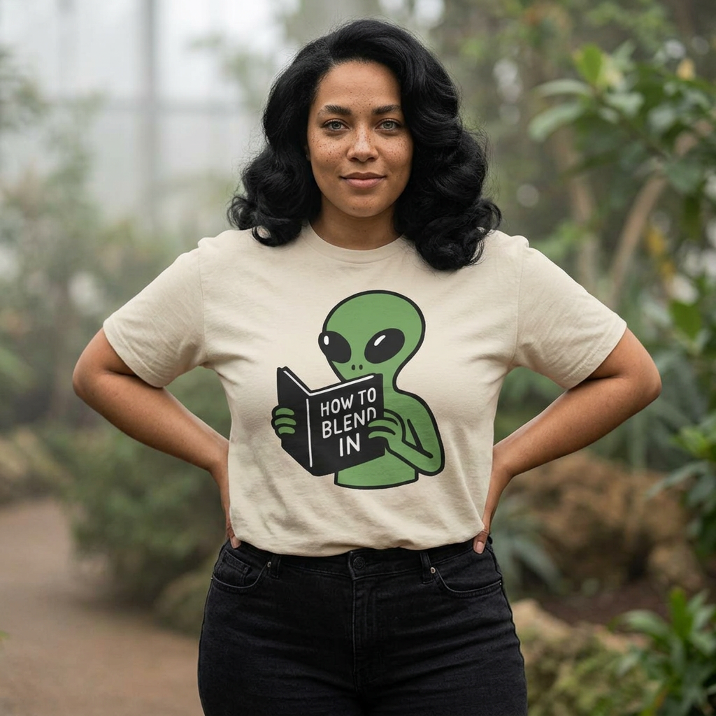 How to Blend In Alien Tee