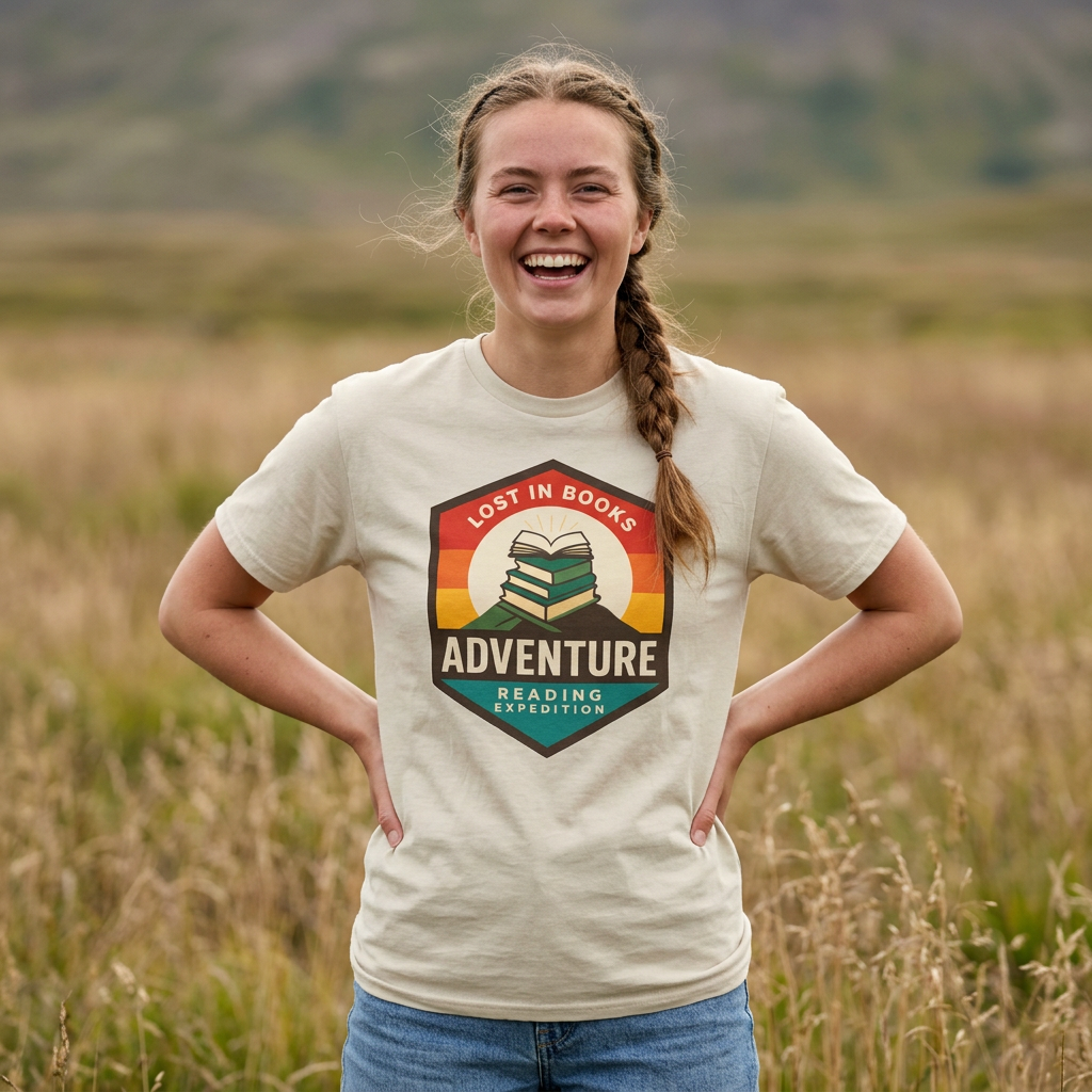 Lost in Books Adventure Tee