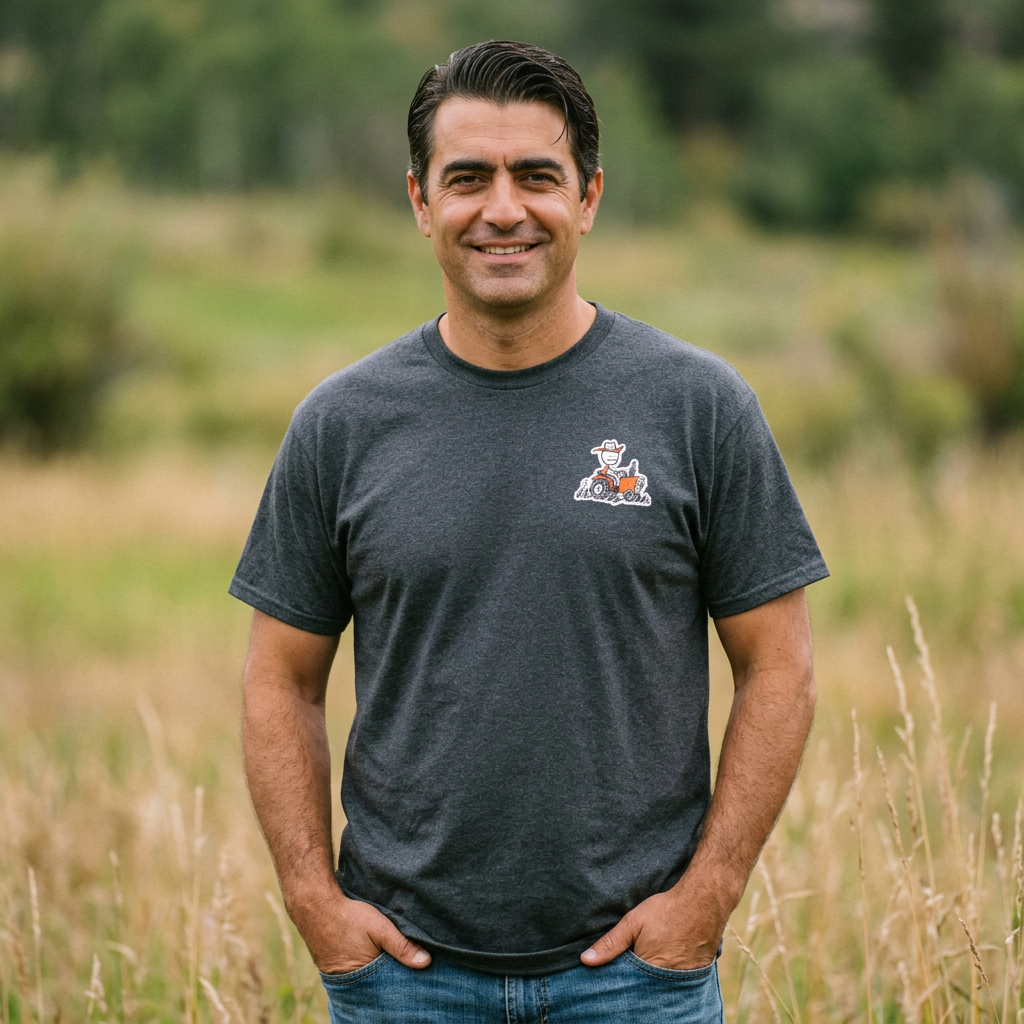 Doing Little Tractor Things Shirt (Orange)